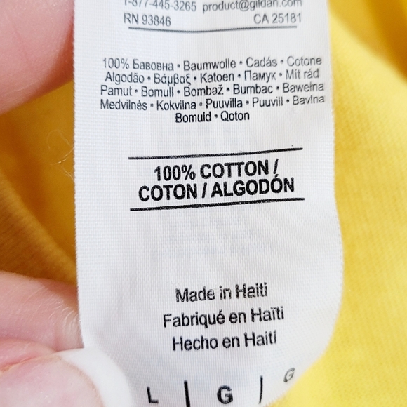 BRAD MORGAN Gildan Unisex T-Shirt Yellow  Just Add Tequila 100% Cotton Size L - Picture 9 of 9
